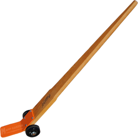 5 Foot long Pry Bar with 5" x 2" Floor Protective Polyurethane on Iron Wheels - Part # CPRYBAR5-P-Long