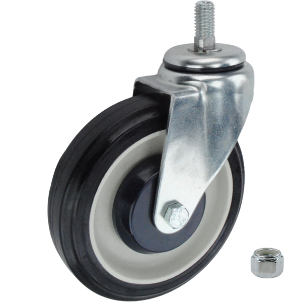 5 inch Shopping Cart Replacement Casters with Nut