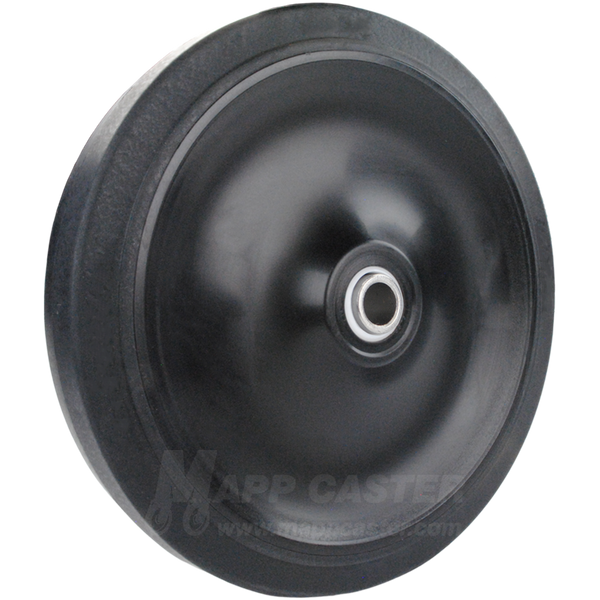 5 inch Non-Marking Black TPR stretcher wheel for unloading patients off of the ambulance
