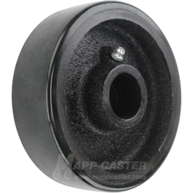 5" x 1-1/2" Polyurethane on Iron Wheel - 800 Lbs Capacity Part # QPCI5KO