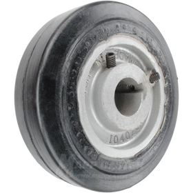 5" x 1-1/2" Rubber on Iron Core Wheel - 225 Lbs Capacity Part # J5X1-1/2RA-1