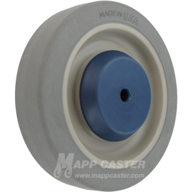 5 inch thermoplastic rubber (TPR) wheel with ball bearings. Replacement wheel for back caster on Magline convertible hand trucks (Gemini Series). Part # 6131030-W
