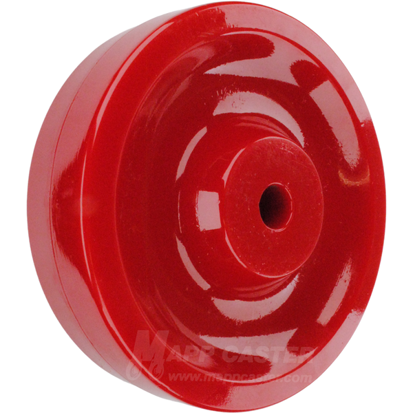 5" x 1-1/4" Red Solid Polyurethane Wheel - 700 Lbs Capacity Part # LSU50GR83