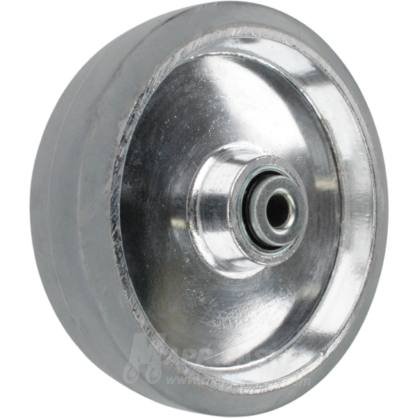 5" x 1-1/4" Rubber on Aluminum Core Wheel w/ Ball Bearings - 325 Lbs Capacity Part # QRAL5G3