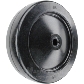 5" x 1-1/4" Soft Rubber Wheel - 250 Lbs Capacity Part # QSR5H3