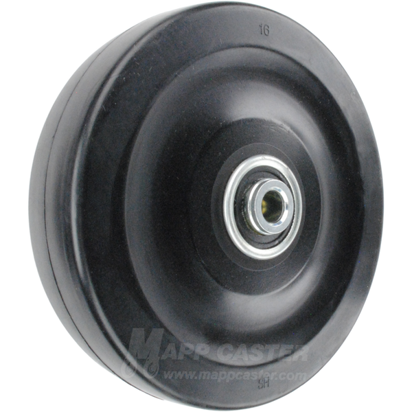 5" x 1-1/4" Soft Rubber Wheels w/ Ball Bearings - 250 Lbs Capacity Part # QSRB5H3