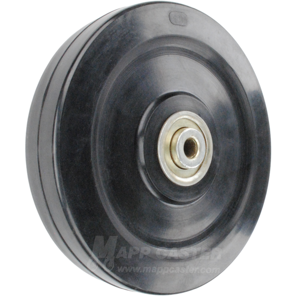 5" x 1" Soft Rubber Wheel w/ Ball Bearings - 150 Lbs Capacity Part # QSRB5D2
