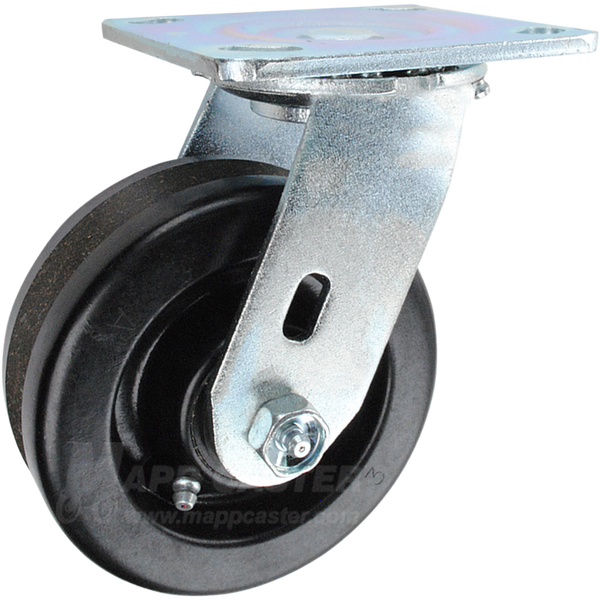 5" x 2" Phenolic V-Groove Wheel Swivel Caster - 750 Lbs Capacity 146LPV520S