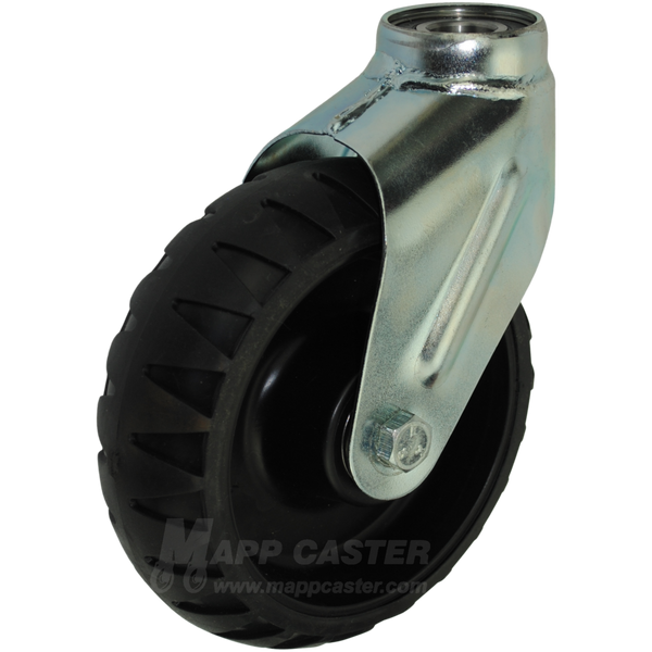 6" black TPR soft rubber casters, crowned all terrain ergonomic tread, fits 6060 DX, 6070 LX, 6080 MX PRO, 6082 MX PRO R3, 6083 MX PRO, 6086 PRO XT & more