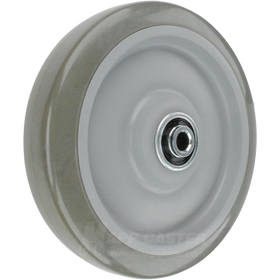6" x 1-1/4" Grey Poly on Polyolefin Wheel w/ Ball Bearings - 350 Lbs Capacity Part # LPP60GI42