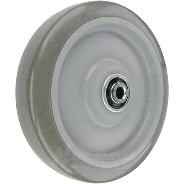 6" x 1-1/4" Grey Poly on Polyolefin Wheel w/ Ball Bearings - 350 Lbs Capacity Part # LPP60GI42