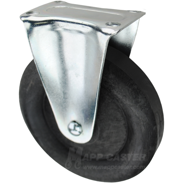 Black High temperature glass filled nylon casters offer temperature resistance up to 525°F.  Acid, chemical, water, grease & oil resistant.