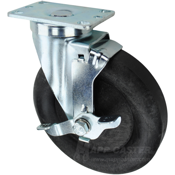 High temperature nylon casters offer temperature resistance up to 525°F. Chemical, acid, water, grease & oil resistant.