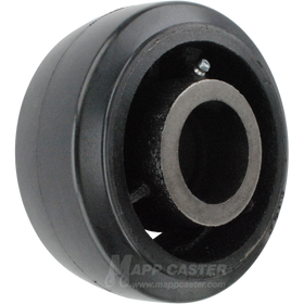 6" x 2-1/2" Rubber on Iron Wheel - 700 Lbs Capacity Part # QRCI6PO