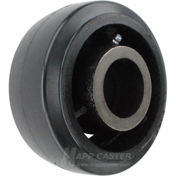 6" x 2-1/2" Rubber on Iron Wheel - 700 Lbs Capacity Part # QRCI6PO