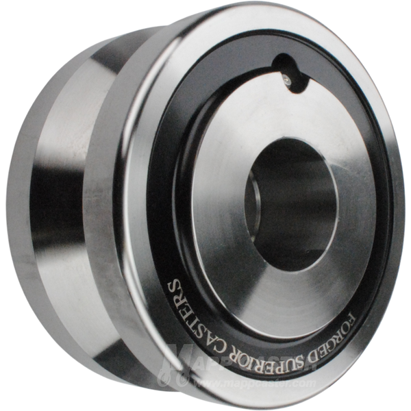 6" x 3" Forged Steel V-Groove Wheel - 6,000 Lbs Capacity Part # LFV60LW85