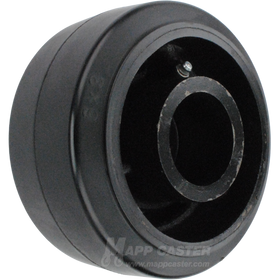 6" x 3" Rubber on Iron Wheel - 750 Lbs Capacity Part # QRCI6RO