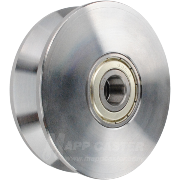 75mm x 22mm (2.95" x .86") Solid Steel V-Groove Wheel Part # EDSPK 75K