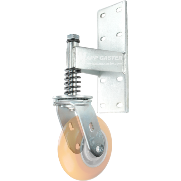 500 lbs Spring Loaded Gate Casters for Swinging Residential & Commercial Gates