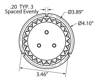Low Profile Self Mounting Twin Wheel Swivel Caster - 165 Lbs Capacity
