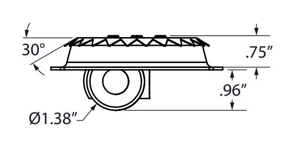 Low Profile Self Mounting Twin Wheel Swivel Caster - 165 Lbs Capacity