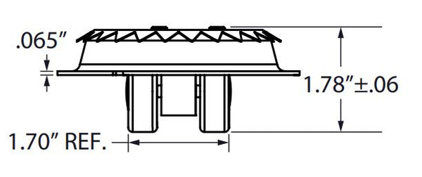 Low Profile Self Mounting Twin Wheel Swivel Caster - 165 Lbs Capacity