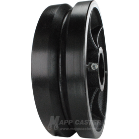 8" x 2-1/2" Cast Iron V-Groove Wheel - 2,500 Lbs Capacity Part # LVG825