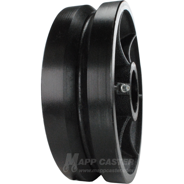 8" x 2-1/2" Cast Iron V-Groove Wheel - 2,500 Lbs Capacity Part # LVG825
