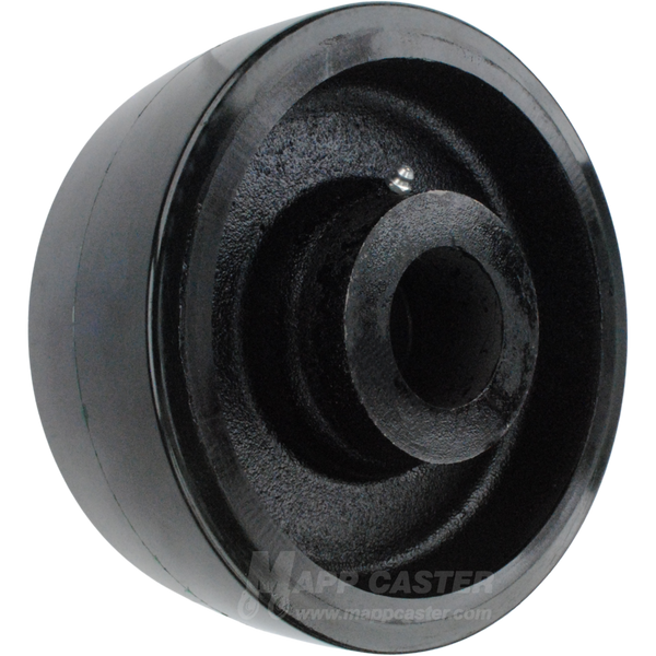 8" x 3" Dark Blue Poly on Iron Wheel - 2,500 Lbs Capacity Part # QPCI8RO