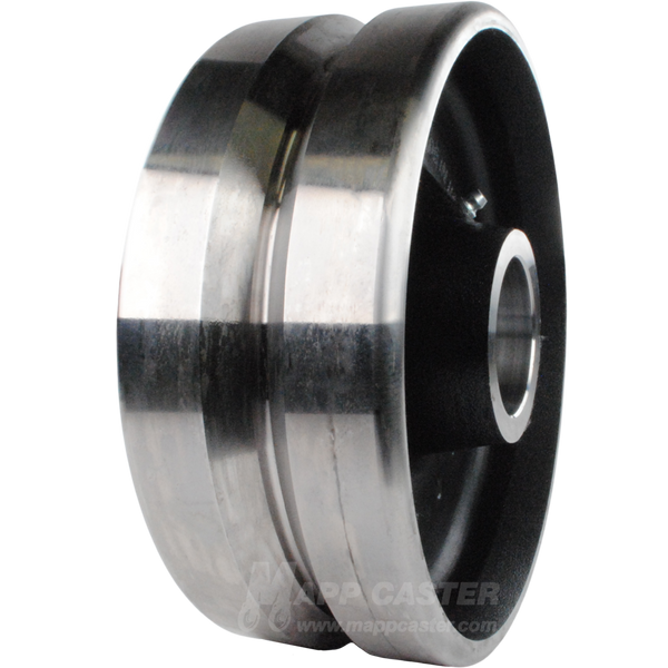 8" x 3" Forged Steel V-Groove Wheel - 5,000 Lbs Capacity Part # P083002531