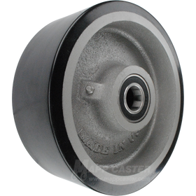 8" x 3" Poly on Iron Wheel w/ Ball Bearings - 3,000 Lbs Capacity Part # FI08030S0R16620580XA