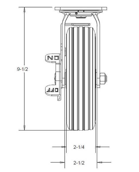 146SNBB820SB Front Drawing