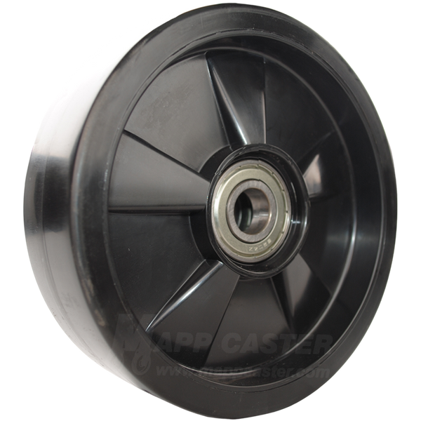 7" x 2-1/4" Heavy Duty Nylon Pallet Jack Steer Wheel