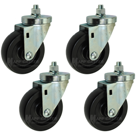 4” Replacement Heavy Duty Caster Kit for GoJak Models 5000, 5211, 5400 – Set of 4