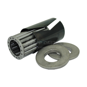 High Temp roller caster bearings for 3/4" axles that can hand temperatures up to 600˚F. Fits 2" wide casters. 