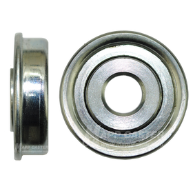 Set of Two 7/16" ID, 1-3/8" OD Standard Ball Bearing for Hand Truck & Industrial Wheels