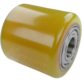 3-1/4" x 3-1/4"  Heavy Duty Polyurethane on Steel Pallet Jack Load Wheel