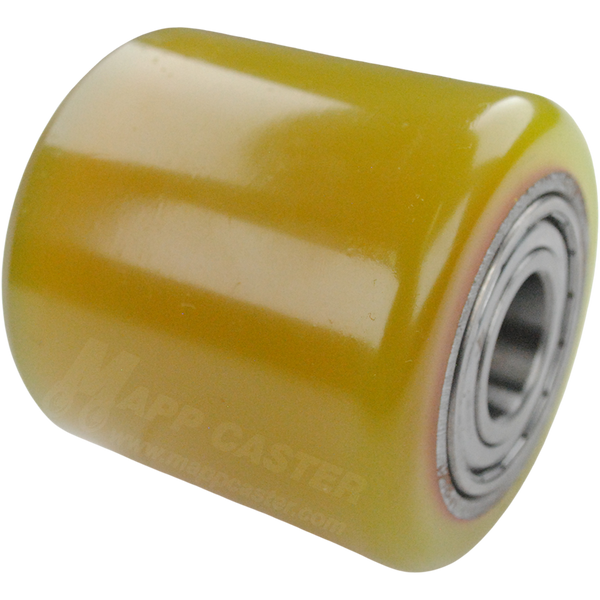 3-1/4" x 3-1/4"  Heavy Duty Polyurethane on Steel Pallet Jack Load Wheel