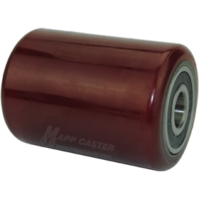 3-1/4" x 4-1/2"  Heavy Duty Polyurethane on Steel Pallet Jack Load Wheel