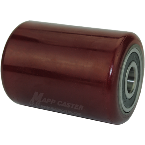 3-1/4" x 4-1/2"  Heavy Duty Polyurethane on Steel Pallet Jack Load Wheel