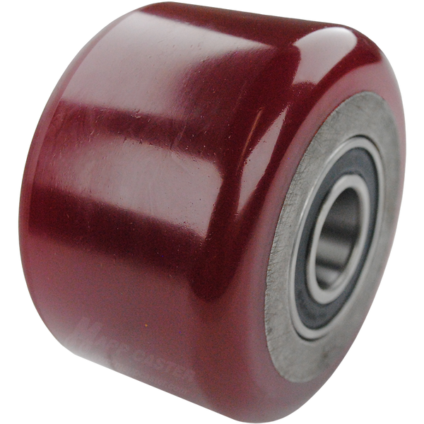 4" x 2-1/2"  Heavy Duty Polyurethane on Steel Pallet Jack Load Wheel