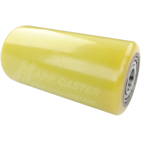 3-1/4" x 6-1/2" Heavy Duty Polyurethane on Steel Pallet Jack Load Wheel