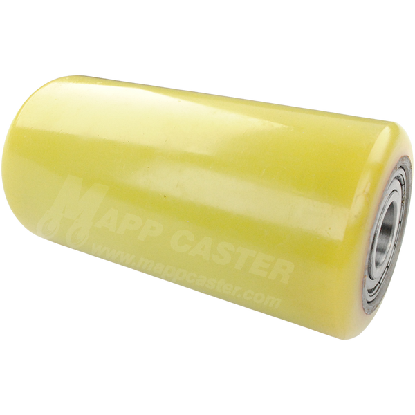 3-1/4" x 6-1/2" Heavy Duty Polyurethane on Steel Pallet Jack Load Wheel