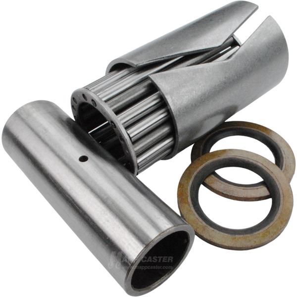 1" I.D. x 1-15/16" O.D. Roller Bearing Kit w/ Spanner for 3" Wide Caster Wheels - 180˚F