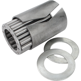 1-1/2" I.D. X 2-7/16" O.D. Large Bore High Temp Roller Bearing Kit for 3" Wide Caster Wheels - 600˚F