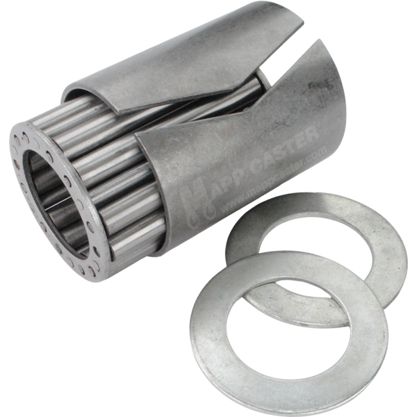 1-1/2" I.D. X 2-7/16" O.D. Large Bore High Temp Roller Bearing Kit for 3" Wide Caster Wheels - 600˚F