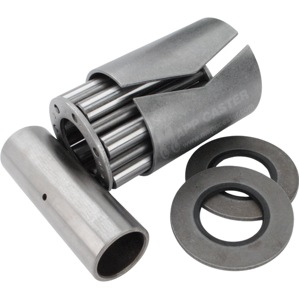 1" I.D. X 2-7/16" O.D. Roller Bearing Kit w/ Spanner for 3" Wide Caster Wheels - 180˚F