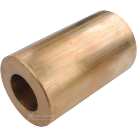 1" I.D. x 1-15/16" O.D. High Temp Tin Bronze Bushing for 3" Wide Wheels - 1,300˚F