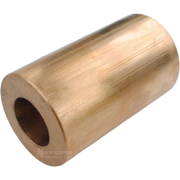 1" I.D. x 1-15/16" O.D. High Temp Tin Bronze Bushing for 3" Wide Wheels - 1,300˚F