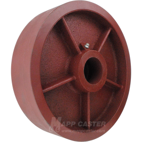 10" x 2-1/2" Ductile Steel Wheel - 4,500 Lbs Capacity